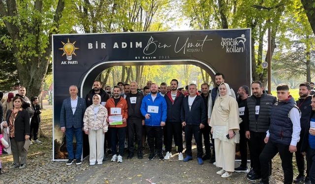 Bursa'da Gazze  için koştular ama...