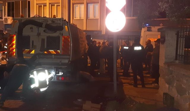 Bursa'da çöp kamyonunun altında can verdi!