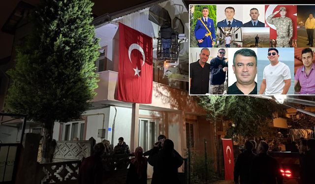 Düşen uçaktaki şehitlerin isimleri belli oldu