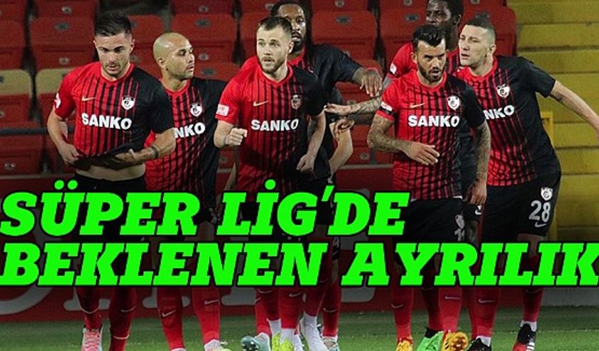 Süper Lig'de beklenen ayrılık