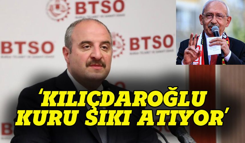 Mustafa Varank: Kılıçdaroğlu kuru sıkı atıyor