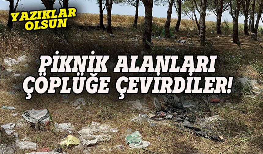 İstanbul'da piknik alanları çöplüğe döndü!