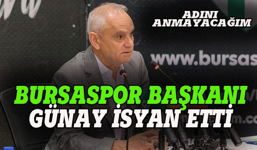 Recep Günay'dan küfür eden taraftara sert tepki