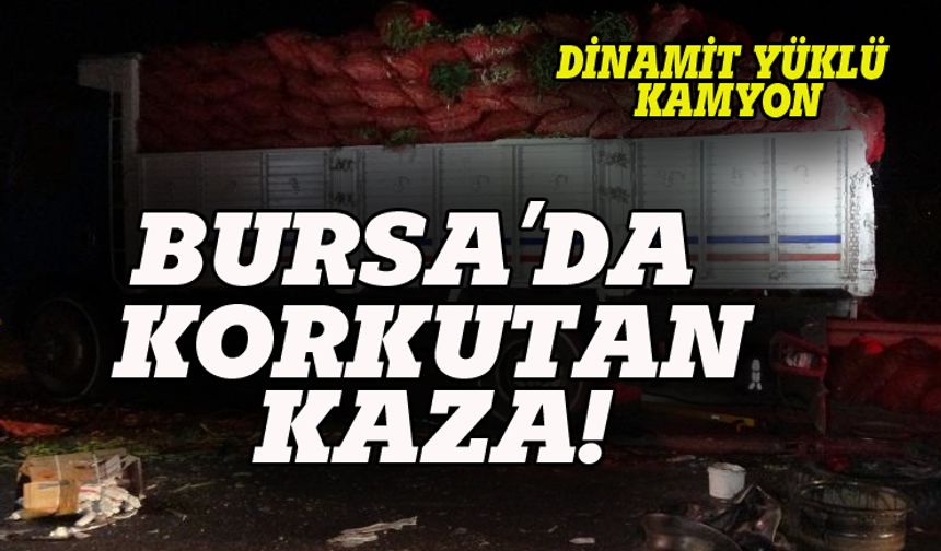 Bursa'da korkutan kaza!