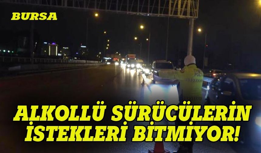 Bursa polisinden alkol uygulaması