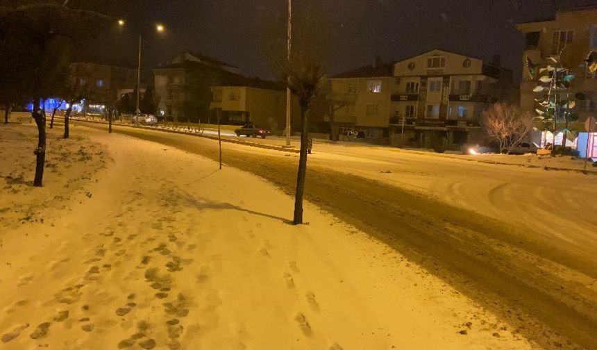 Kar Edirne'den giriş yaptı