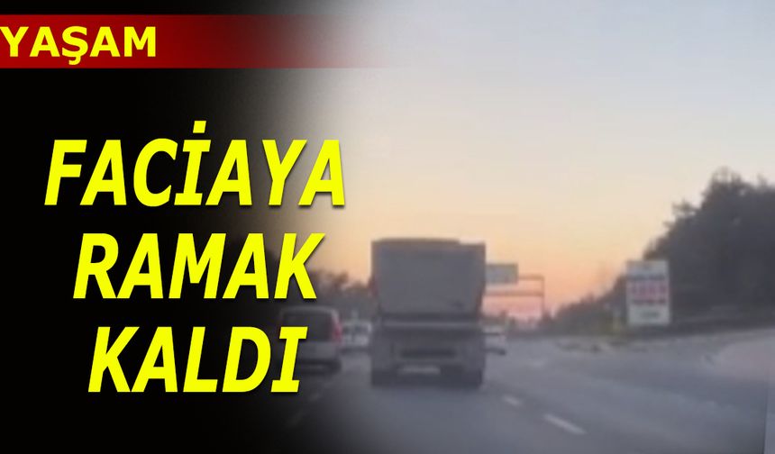 Arnavutköy'de Makas Atan Hafriyat Kamyonu Görüntülendi