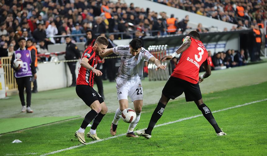Beşiktaş'a Gaziantep çelme taktı 2-0