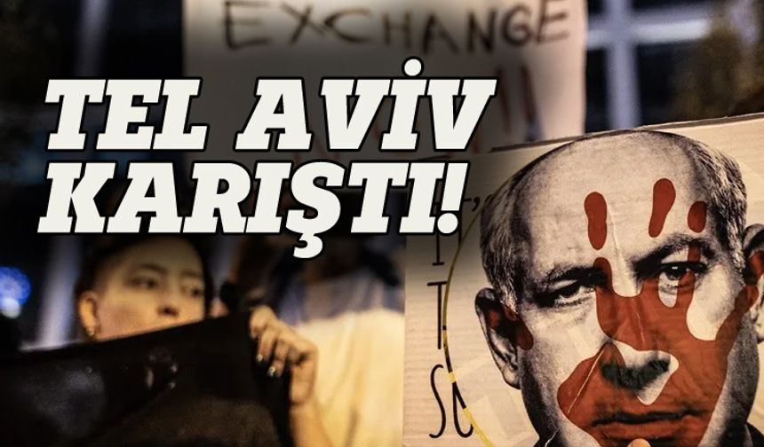Tel Aviv'de Netanyahu'ya tepki