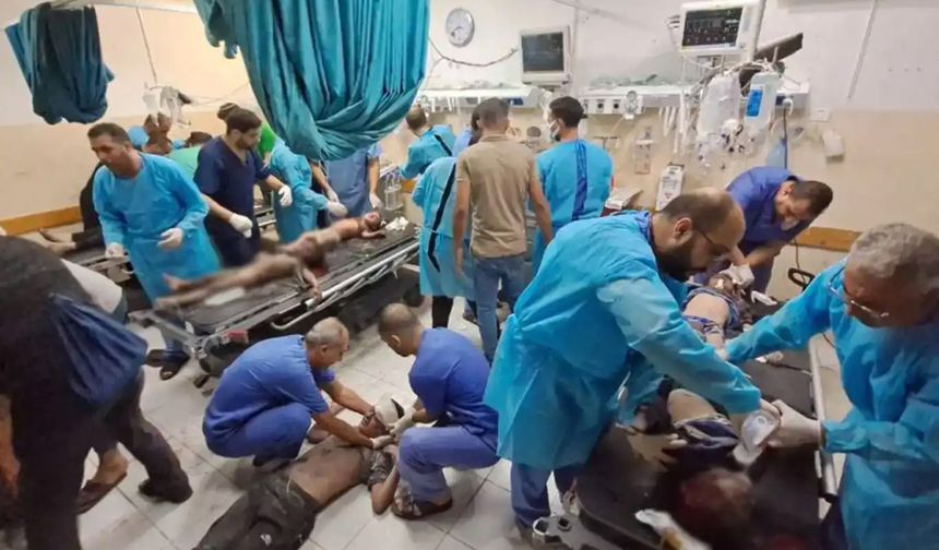 İsrail hastaneyi bastı, katliam yaptı!
