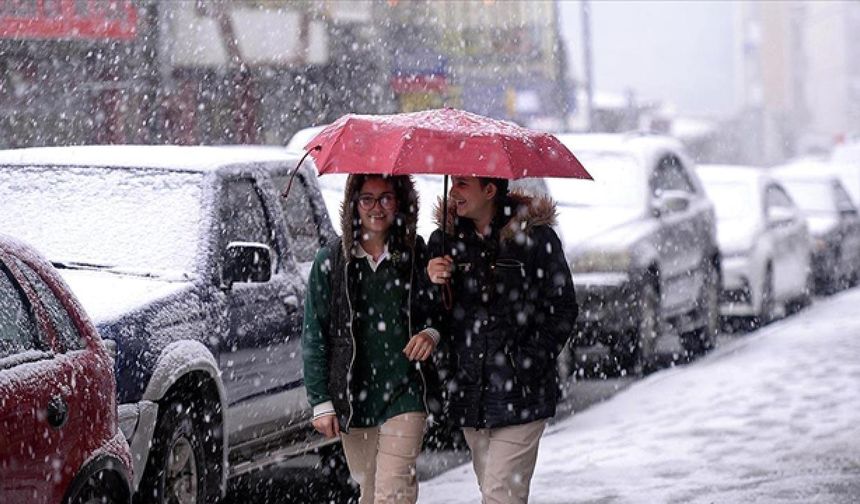 Meteoroloji uyardı:  Yağmur ve kar yağışı geliyor