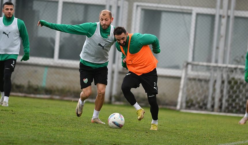 Bursaspor'da hazırlıklar tam gaz