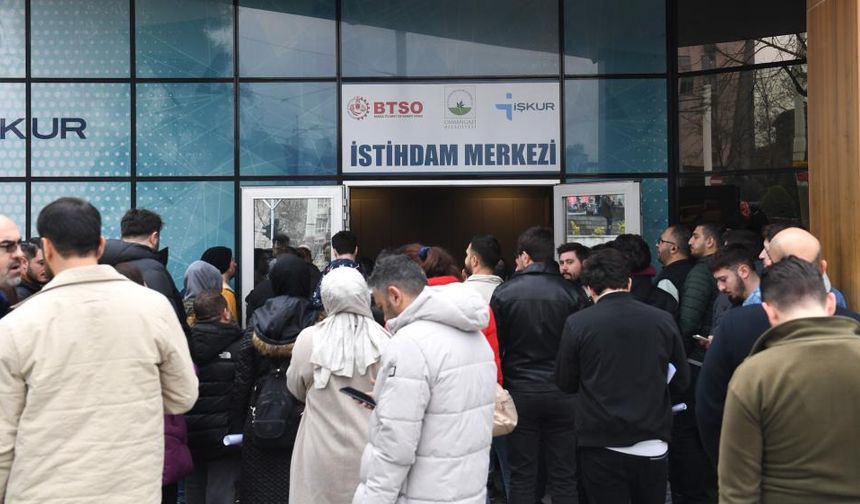 Bursa'da bir günde 250 kişi iş buldu