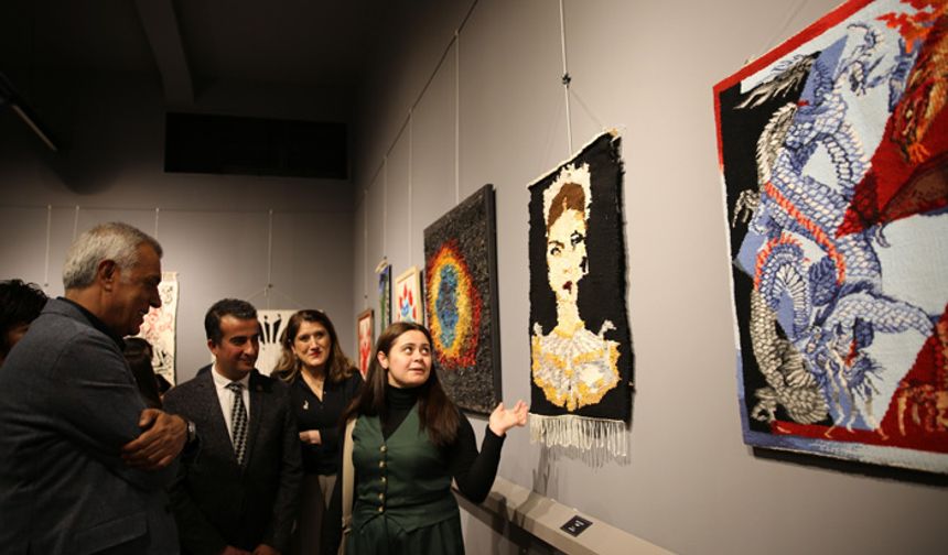 Alaca Dokuma Sergisi'ne büyük ilgi