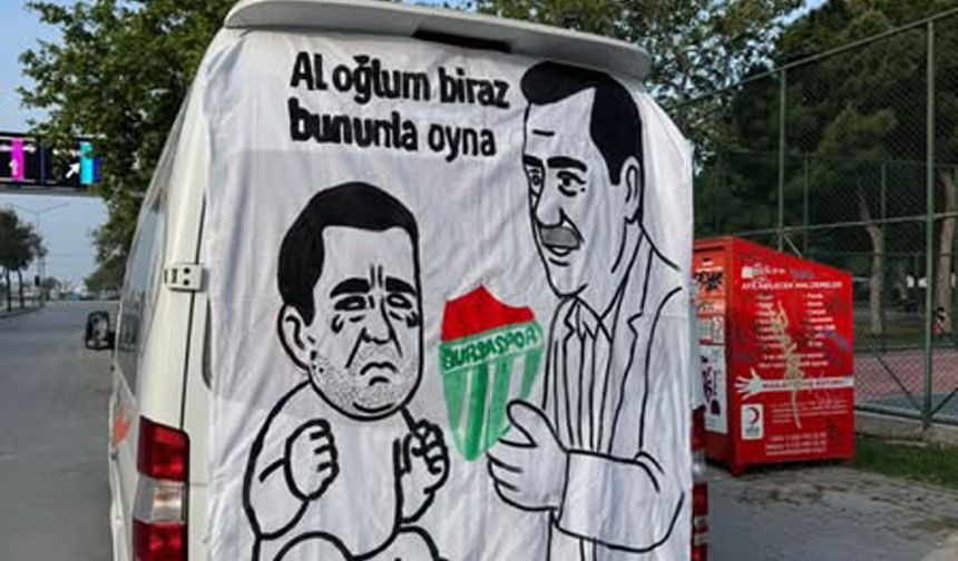 Karşıyaka taraftarından Bursaspor'a ağır hakaret!