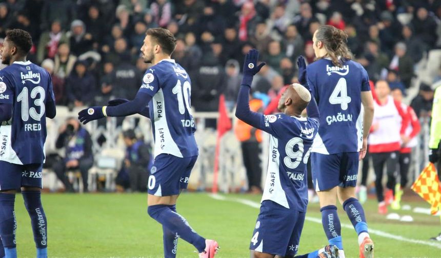 Fenerbahçe Sivas'a acımadı: 1-3