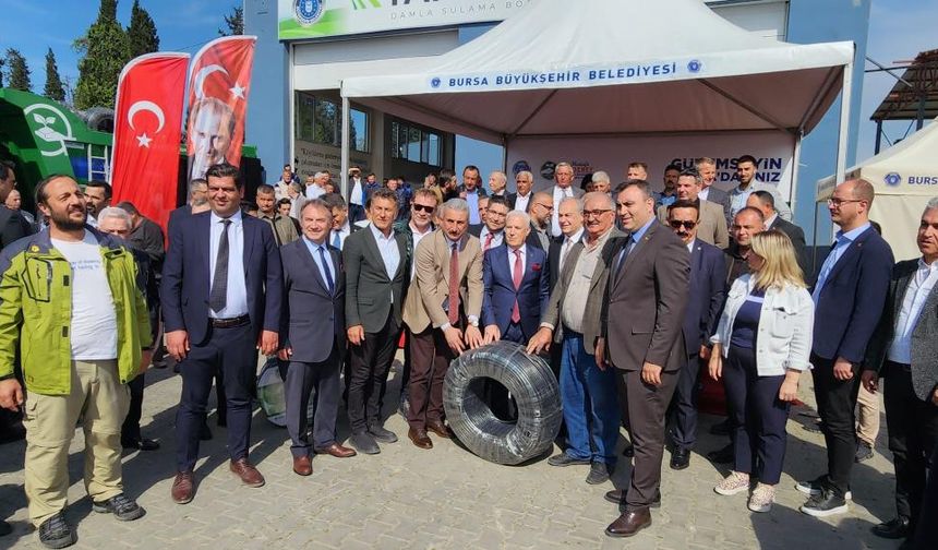 Bursa Büyükşehir'den çiftçiye destek