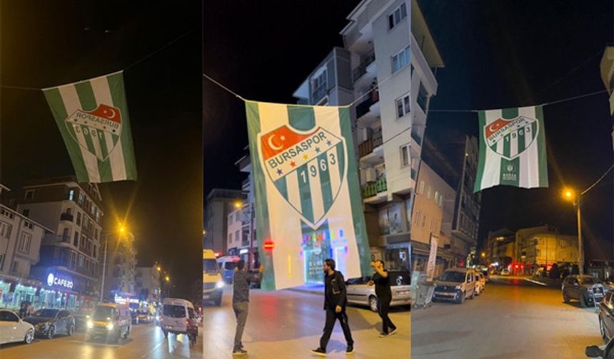 Bursa'da yer gök Bursaspor