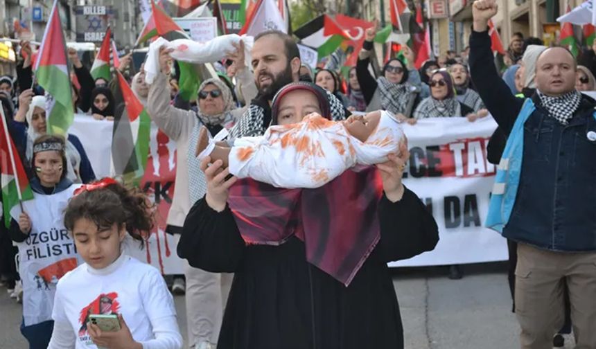 Bursa'da Gazze için yürüyecekler