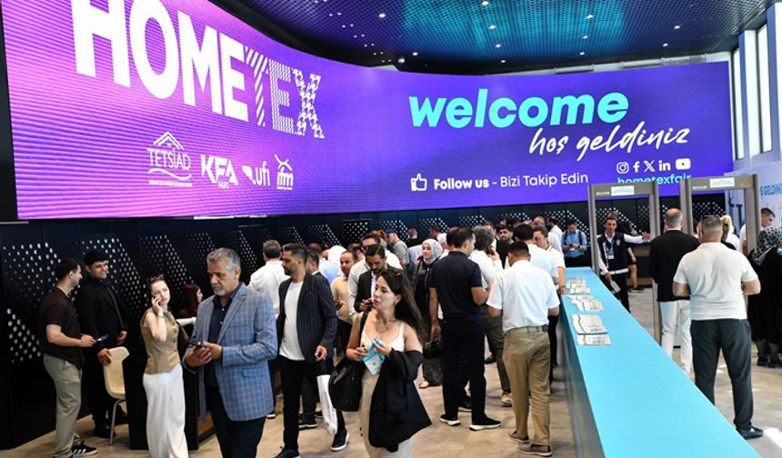 HOMETEX fuarında ihracat fırtınası esti