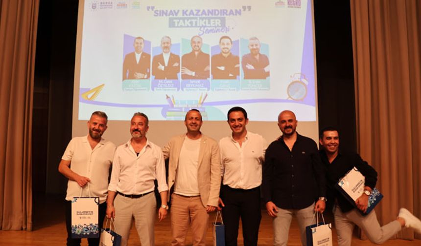 Bursa'da gençlere sınav kazandıracak taktikler