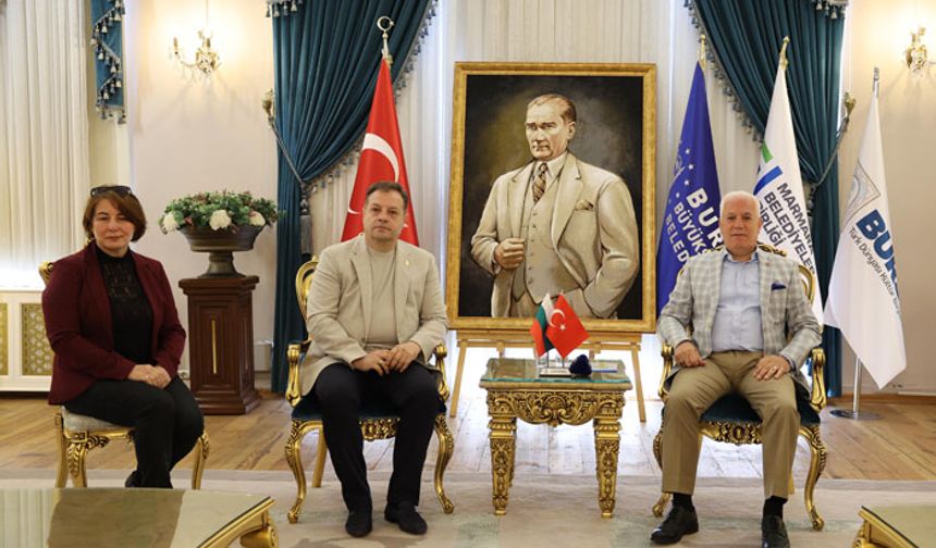 Kardeş kent Tırnova'dan Başkan Bozbey'e ziyaret