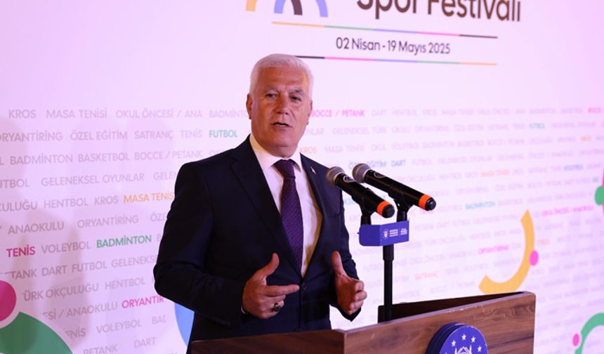 Bursa'daki spor festivali gençlere heyecan kattı