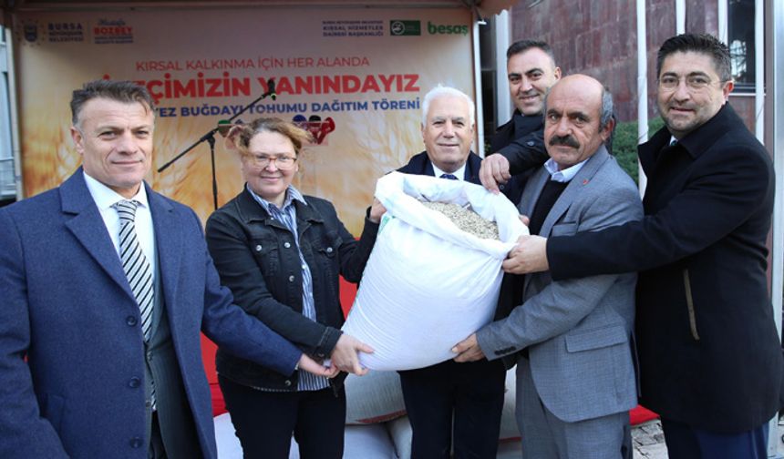 Mustafa Bozbey: Üreticilerimizi destekliyoruz