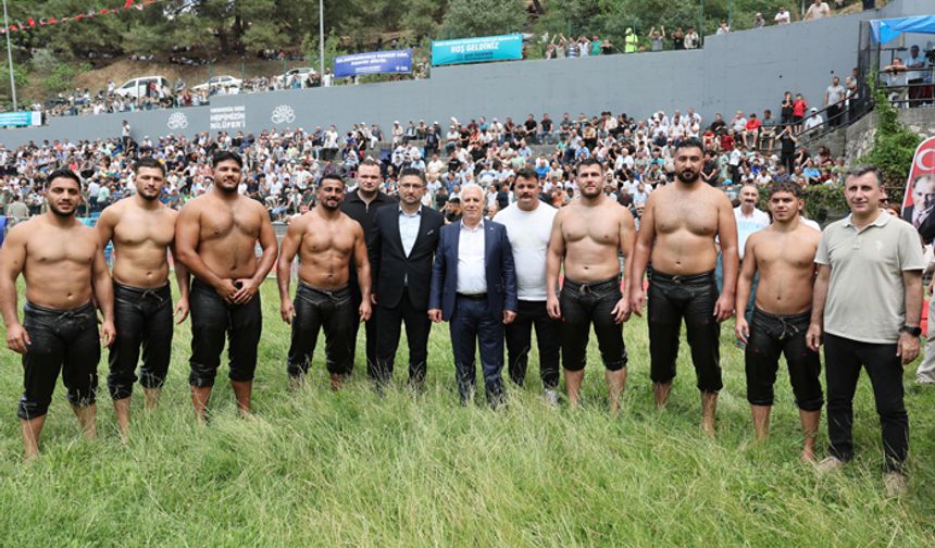 Bursa'da yağlı güreş heyecanı