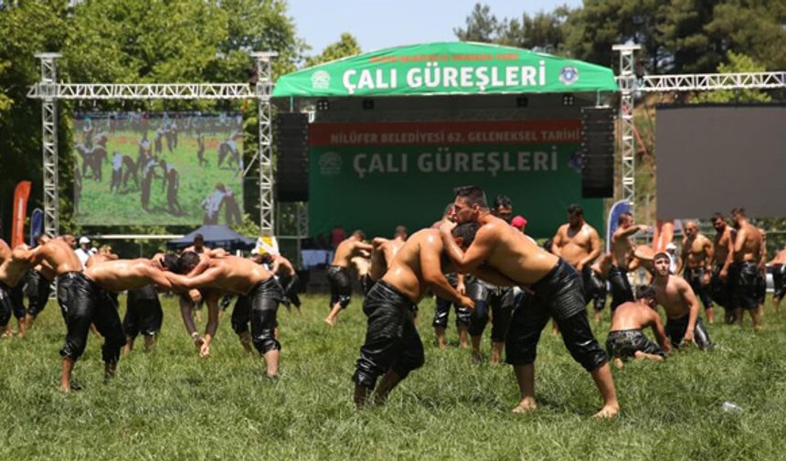 Bursa'da Çalı güreşleri için geri sayım başladı