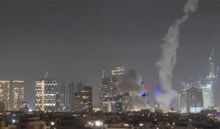 Tel Aviv'e füze yağdı, çok sayıda yaralı var