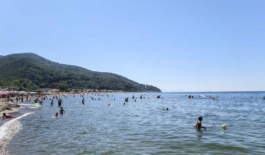 Bursa sahillerindeki su temiz çıktı