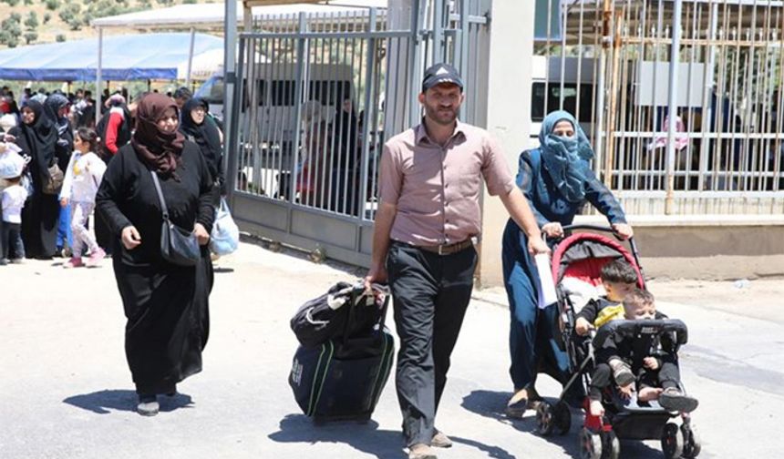 Türkiye'den Suriye'ye dönenlerin sayısı açıklandı
