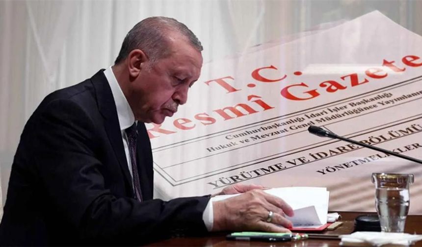 Cumhurbaşkanı Erdoğan'dan yeni atamalar