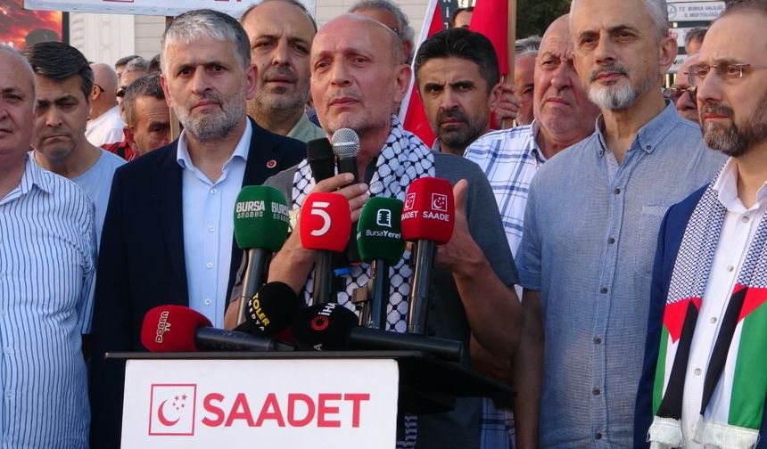 Saadet Partisi Bursa Milletvekili gönüllü olarak Gazze'ye gitti