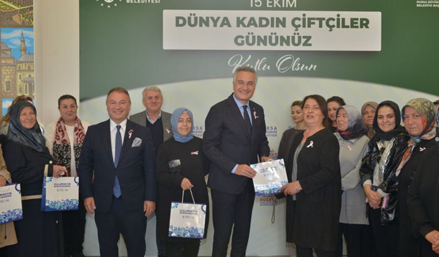 Bursa'da kadın çiftçilere destek