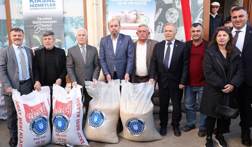 Bursa'da hayvancılık yapanların yüzü güldü