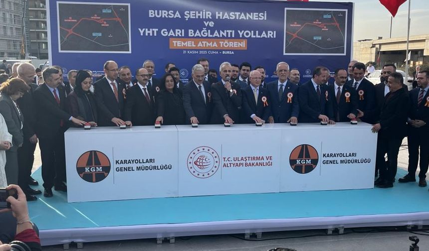 Bursa'ya tren hala gelmedi ama yol temeli atıldı!