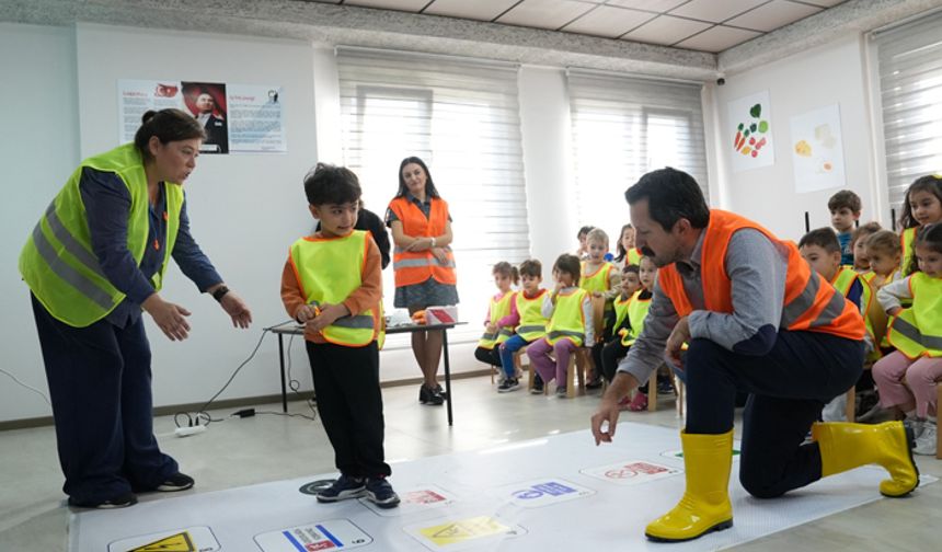 Osmangazi'de çocuklara iş güvenliği eğitimi