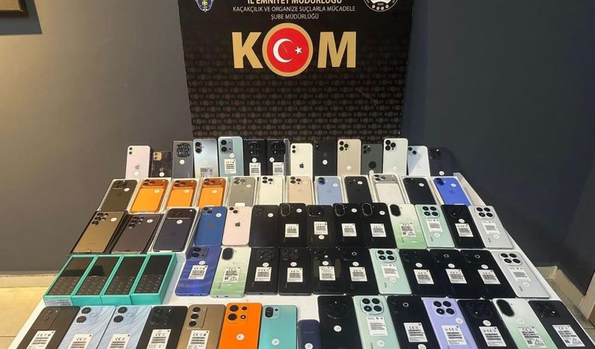 Bursa'da kaçak telefon operasyonu!